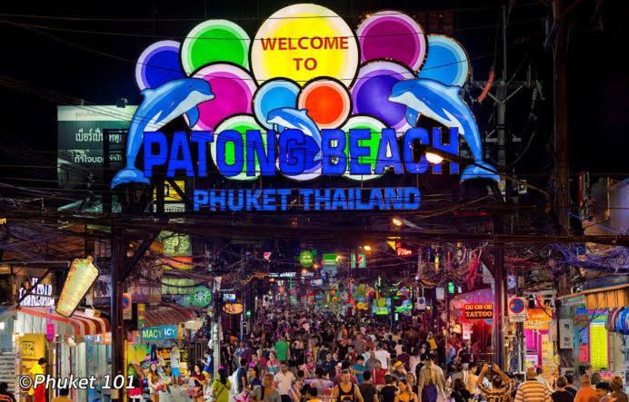 Patong Bangla Walking Street Large High Ceiling Studio Only Few Meters To Entertainment Many Bars Restaurants Pubs And Shopping Mall (Adults Only) מראה חיצוני תמונה